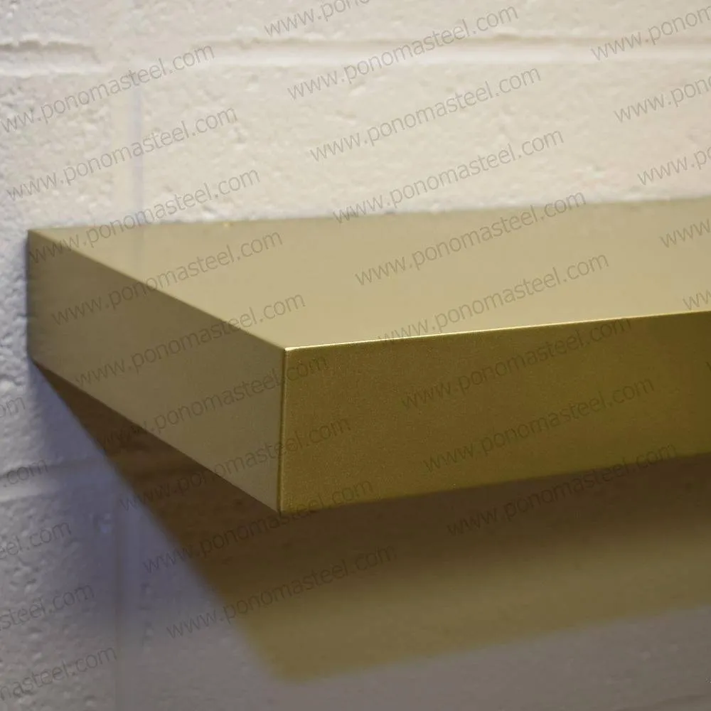 12"x8"x1.5" (cm.30.5x20x3.8) stainless floating shelf with 1 LED light