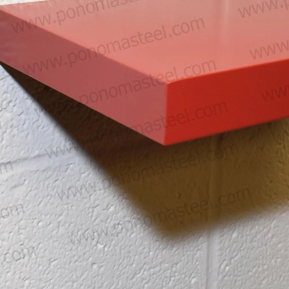 12"x8"x1.5" (cm.30.5x20x3.8) stainless floating shelf with 1 LED light