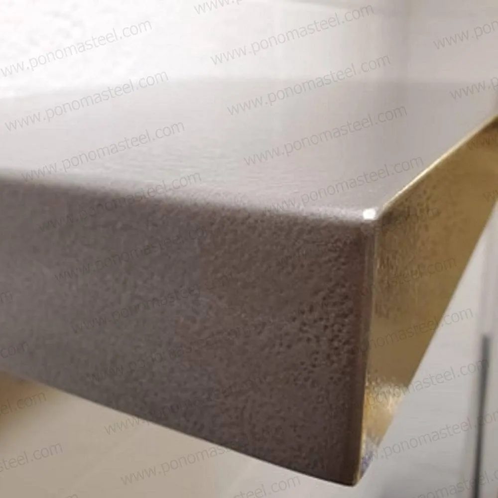 20"x12"x1.5" (cm.50.8x30.5x3.8) brushed stainless steel floating shelf