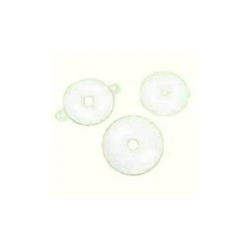 3" Rnd Hypalon Soft White Face Plate, Flat, 1"