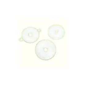 3" Rnd Hypalon Soft White Face Plate, Flat, 1"