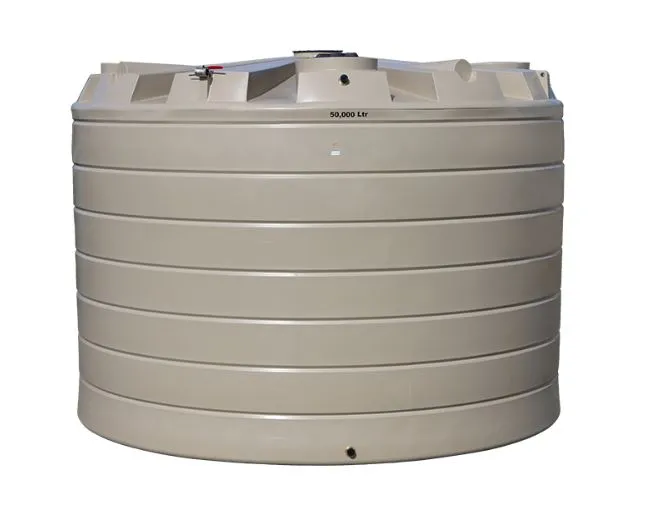 50,000LTR Premium Flatwall Round Poly Water Tank Perth