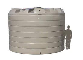 50,000LTR Premium Flatwall Round Poly Water Tank Perth