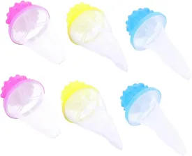 6Pcs Hair Filter Bag Washer Floating Lint Catcher for Washing Machine Dirty Collector Mesh Pouch for Debris Hair Removal Laundry Supply