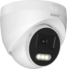 ARENTI 8MP 4K Outdoor Security Camera - PoE IP Surveillance Camera with AI Human/Vehicle/Pet Detection, 110 Wide Angle, 32ft Full Color Night Vision, 4mm Lens, IP66 Weatherproof for Home Security