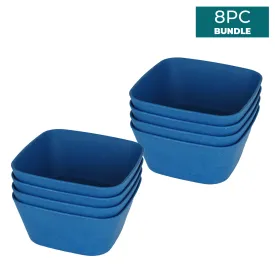 Bamboo 650ml Square Bowls 8PCs Bundle