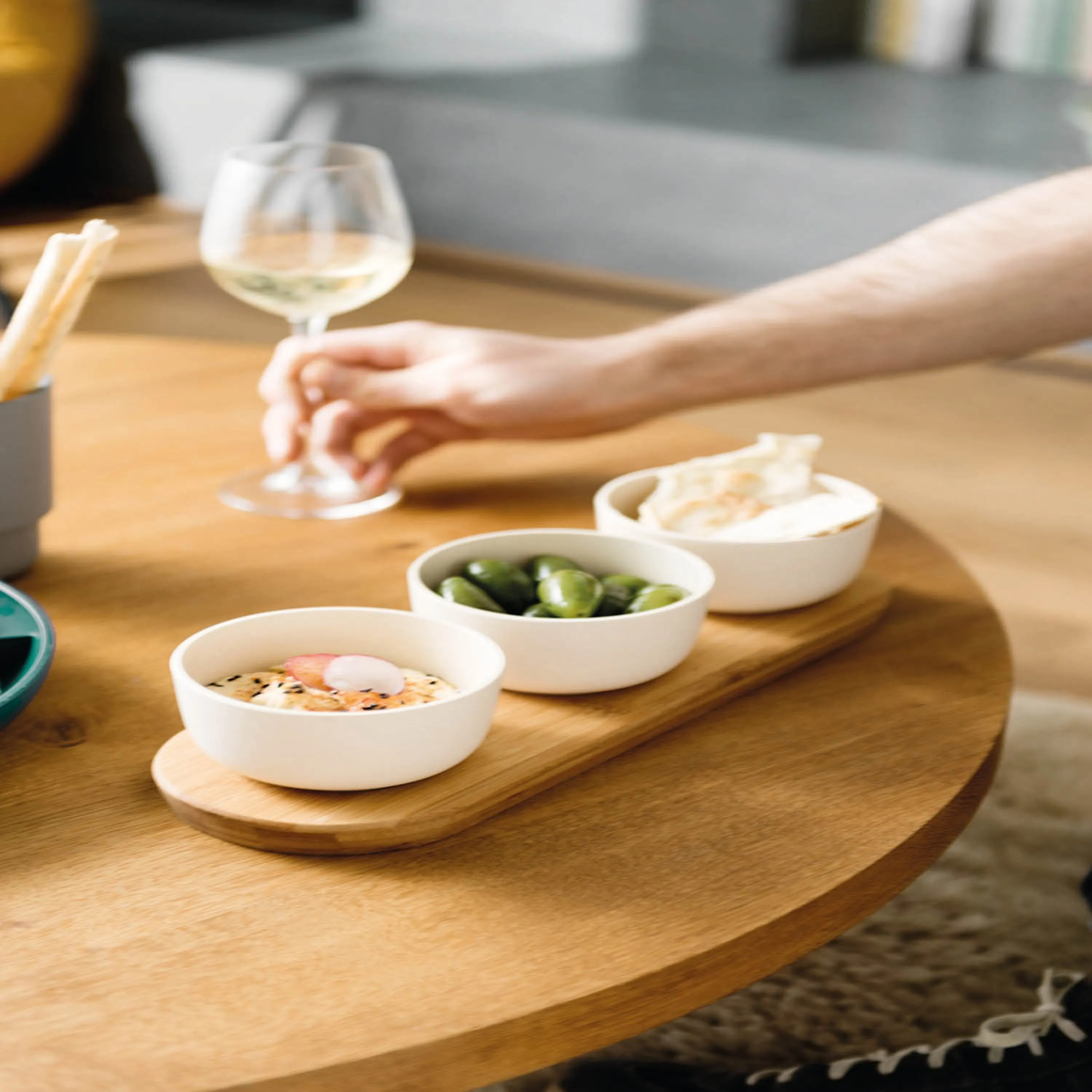 BergHOFF Leo 7pc Bamboo Covered Appetizer Set, 0.29qt.