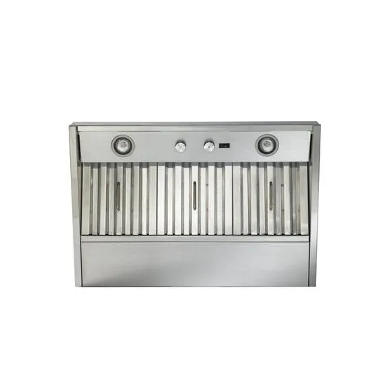 Best Range Hoods CP34I369SB 34-3/8" Stainless Steel Built-In Range Hood With 290 Max Cfm Internal Blower