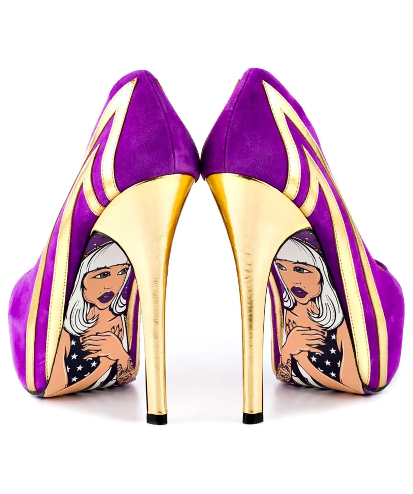 Blondie Suede Platforms