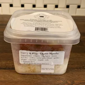Chana Masala Curry & Rice (Single Serve)