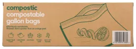 Compostic - Compostable Gallon Storage Bags, 10 Each (Pack Of 12)