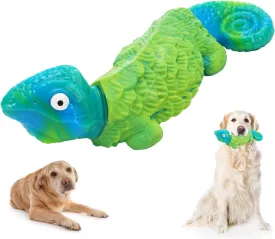 Durable Dog Toys for Aggressive Chewers, Indestructible Dog Toys for Large Dogs, Tough Chew Toys for Small Medium Large Breed to Keep Them Busy (Strong Beef Flavored Lizard)