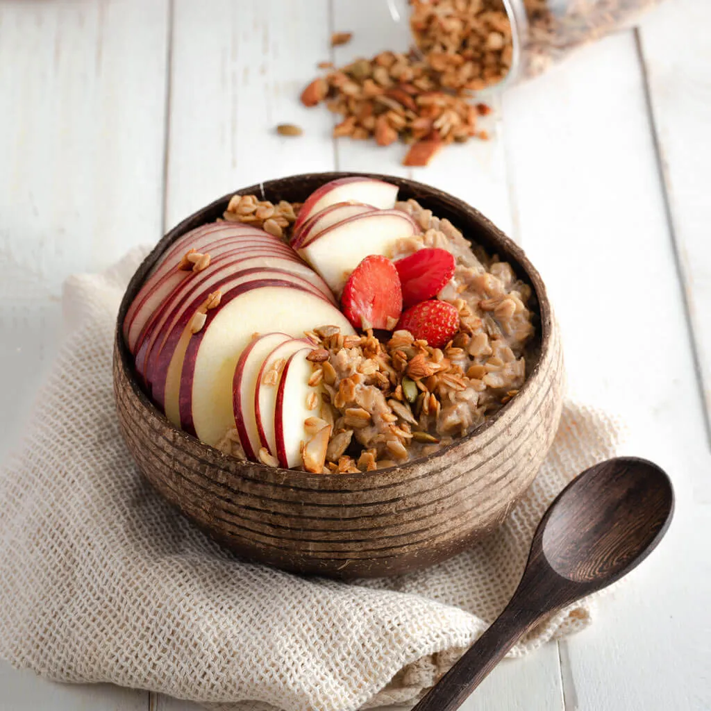 Eco-friendly Coconut Bowls & Spoons Set of 4
