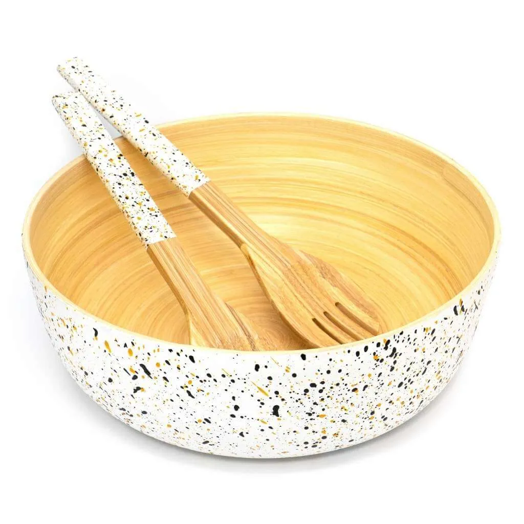 Extra Large Bamboo Salad Bowl (28cm Diameter)