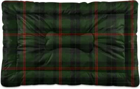 GuoChe Black Red Plaid Sleeping Beds for Dogs Cats Soft Warm Dog Mat Heated Pet Bed for Large Medium Small Pets