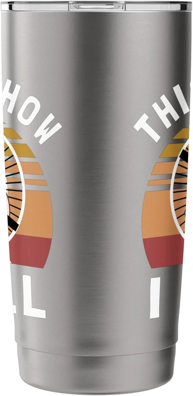 Hamster Wheel This Is How I Roll Retro Vintage Stainless Steel Insulated Tumbler