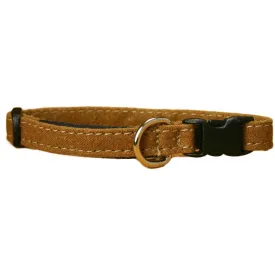 Hemp Cat Collar Bronze