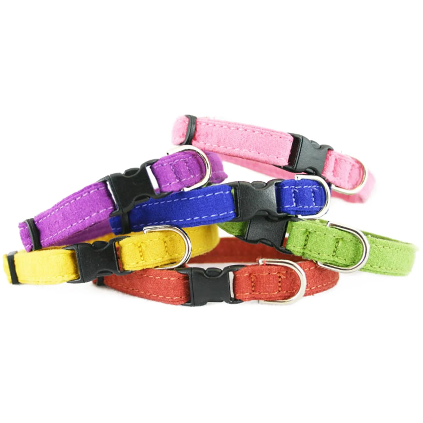 Hemp Cat Collar Rose
