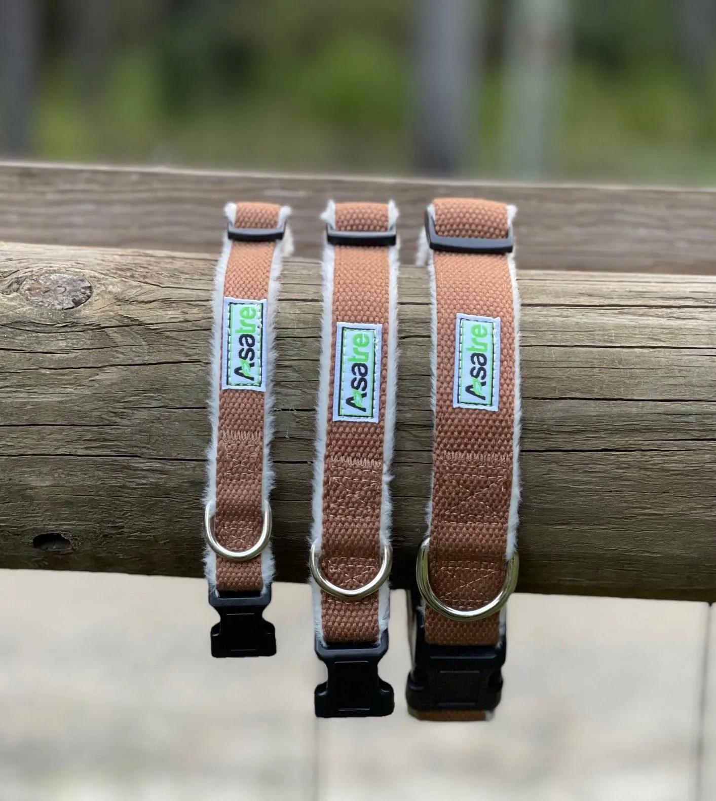 Hemp Dog Harness, Collar, and Leash Set - Chocolate Brown