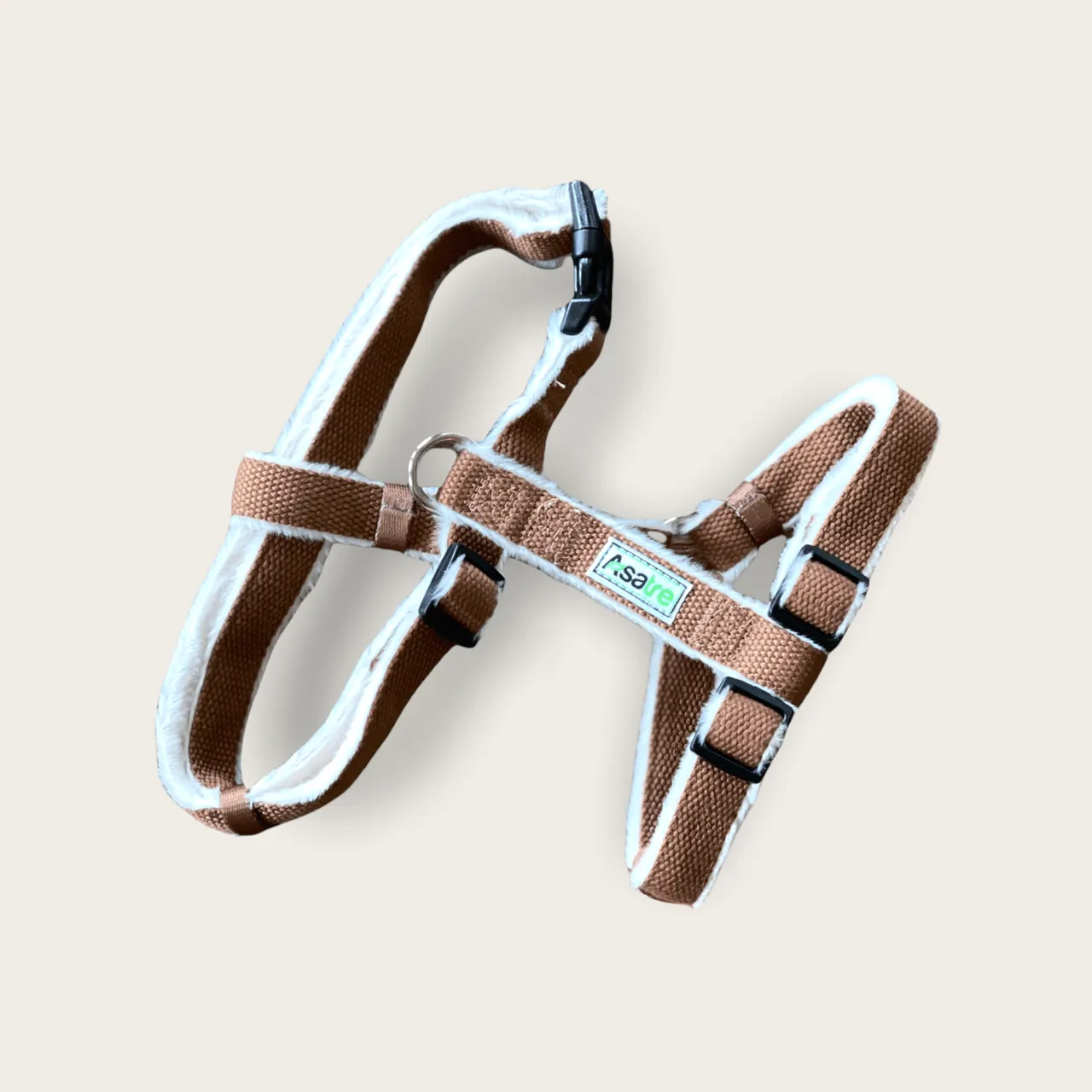 Hemp Dog Harness, Collar, and Leash Set - Chocolate Brown