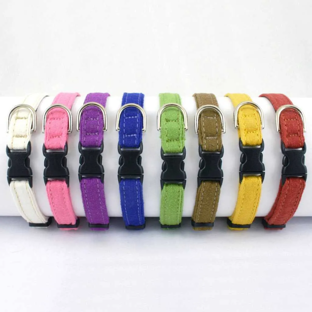 Hemp Toy Dog Collar Marigold