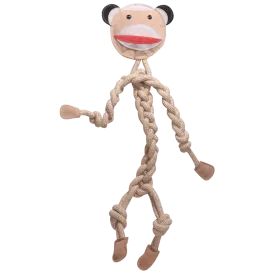 HuggleHounds Stuey Sock Monkey Rope Knottie®