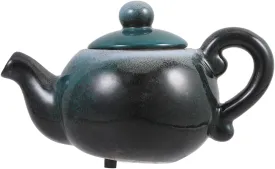 Luxshiny Vintage Ceramic Water Fountain Jar with Circulating Spout: Water Feature Pump DIY Pot for Fish Tank and Outdoor Decoration