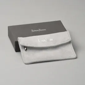 Magnetic Rounded Flap Zipper Pouch