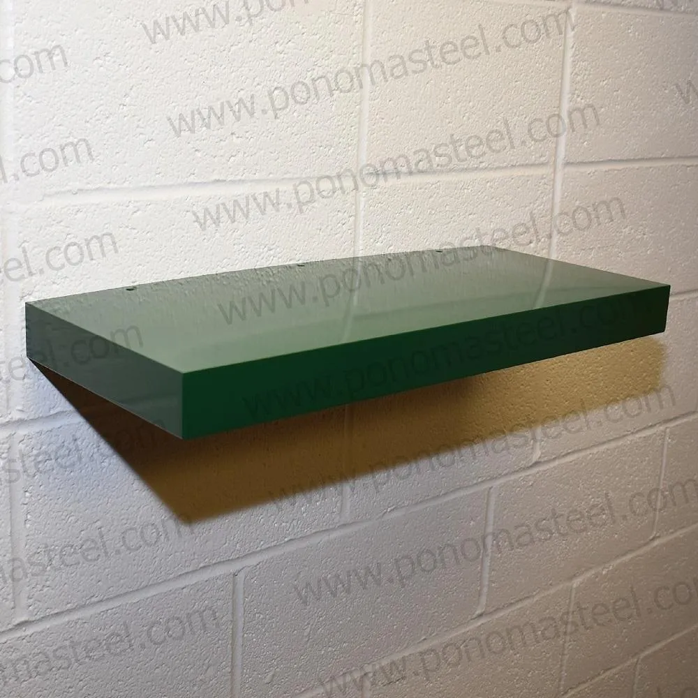 Metal shelves 88"- 92" (cm. 223.5- 233.7) made-to-order floating shelves Ponoma®