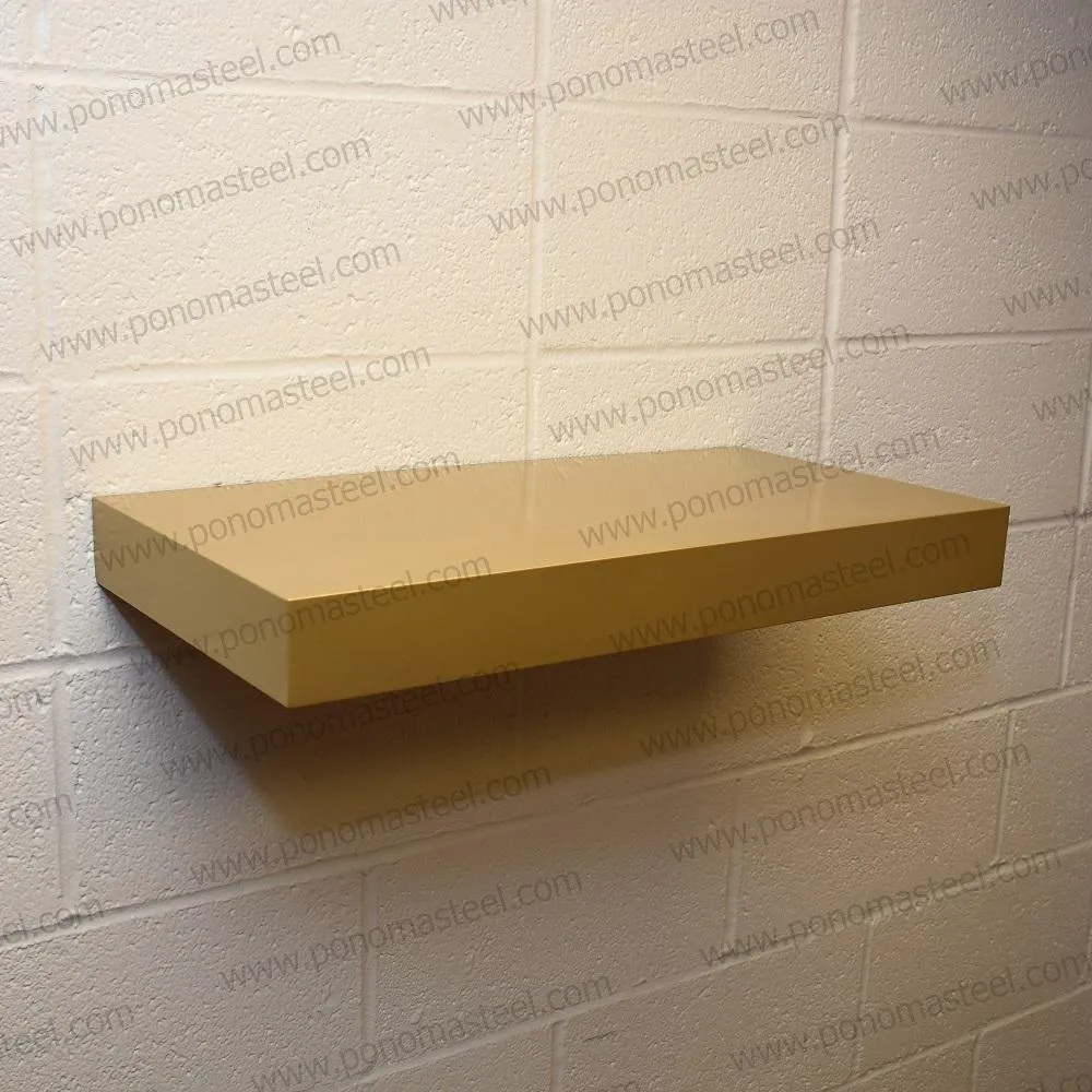 Metal shelves 88"- 92" (cm. 223.5- 233.7) made-to-order floating shelves Ponoma®