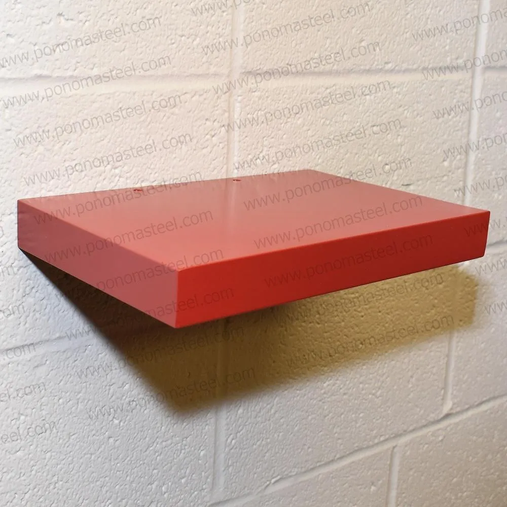 Metal shelves 88"- 92" (cm. 223.5- 233.7) made-to-order floating shelves Ponoma®
