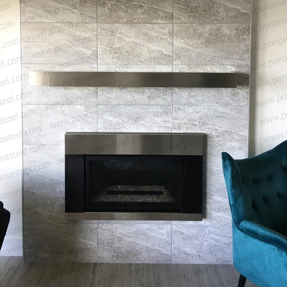 Metal shelves 88"- 92" (cm. 223.5- 233.7) made-to-order floating shelves Ponoma®