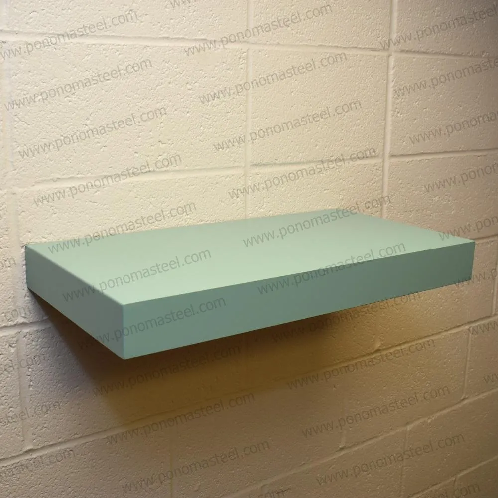 Metal shelves 88"- 92" (cm. 223.5- 233.7) made-to-order floating shelves Ponoma®
