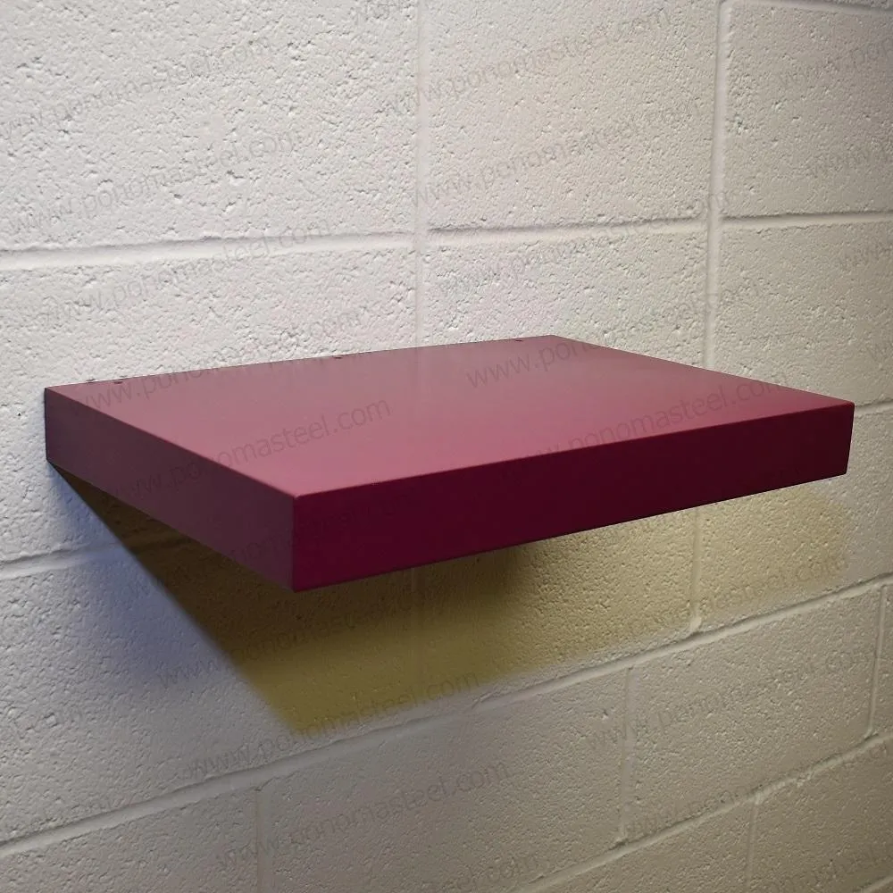 Metal shelves 88"- 92" (cm. 223.5- 233.7) made-to-order floating shelves Ponoma®