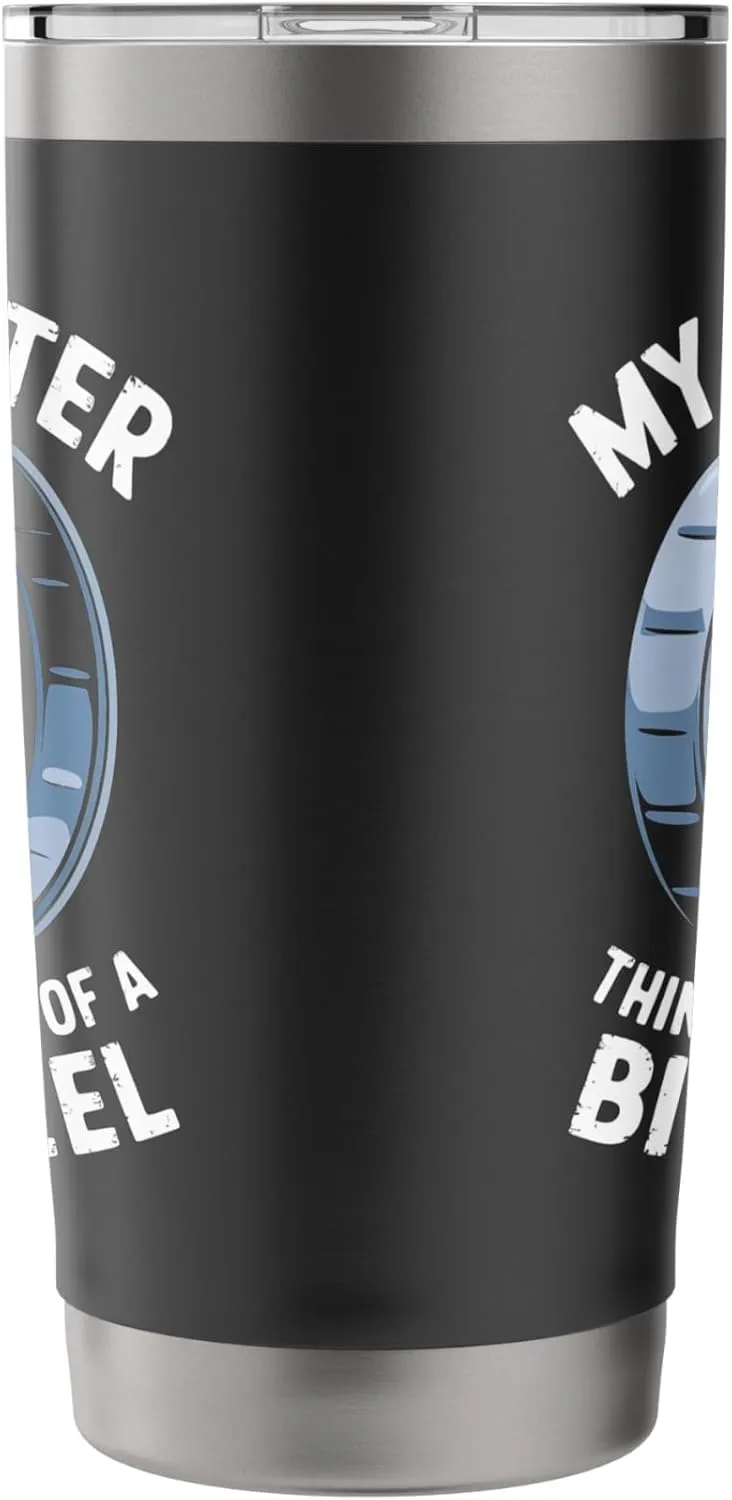 My Hamster Thinks I'm Kind Of A Big Wheel Stainless Steel Insulated Tumbler