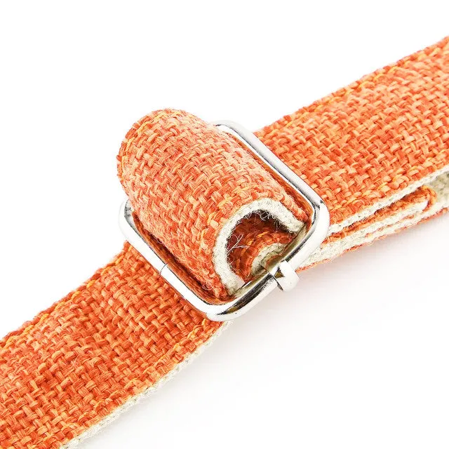 Orange Hemp Collar Orange Burst