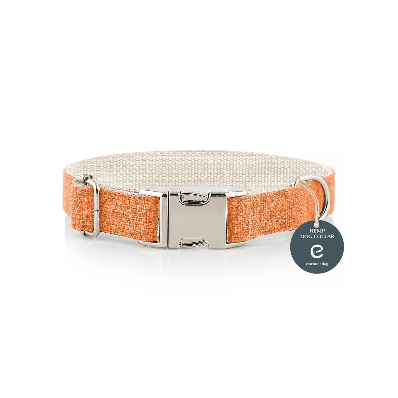 Orange Hemp Collar Orange Burst