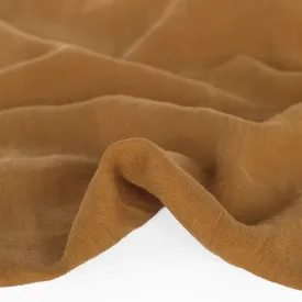 Remnant - 1.2m - 6.5oz Laundered Linen Twill - Caramel