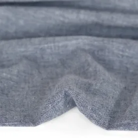 Remnant - 2.7m - Hemp & Organic Cotton Chambray - Navy