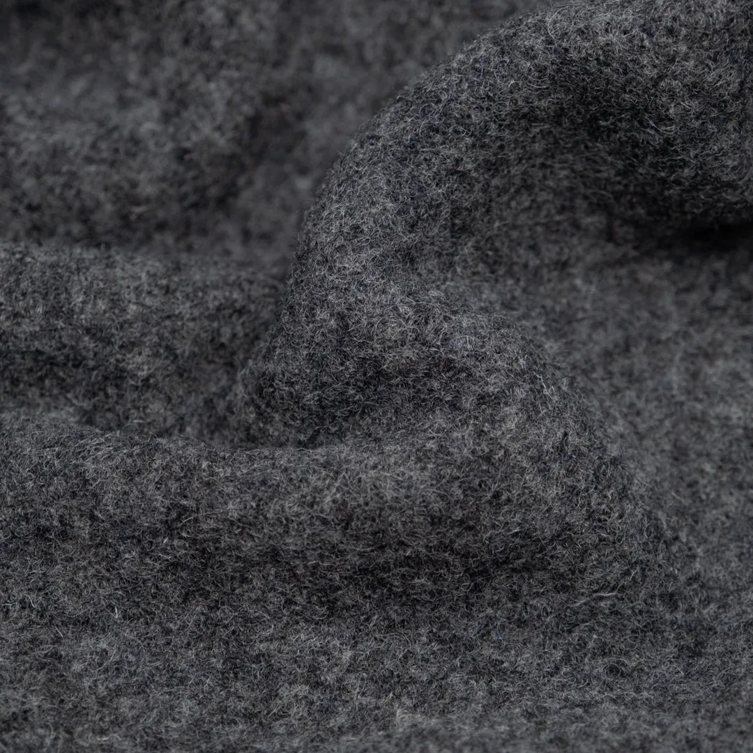 Remnant - 90cm - Boiled Wool Coating - Heather Charcoal *FLAWED*
