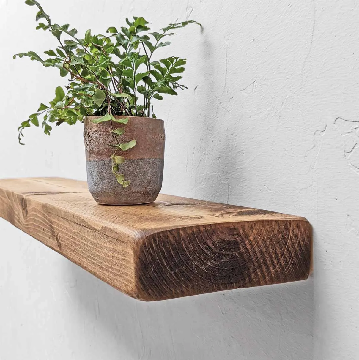 Rustic Floating Shelf | 15cm Depth