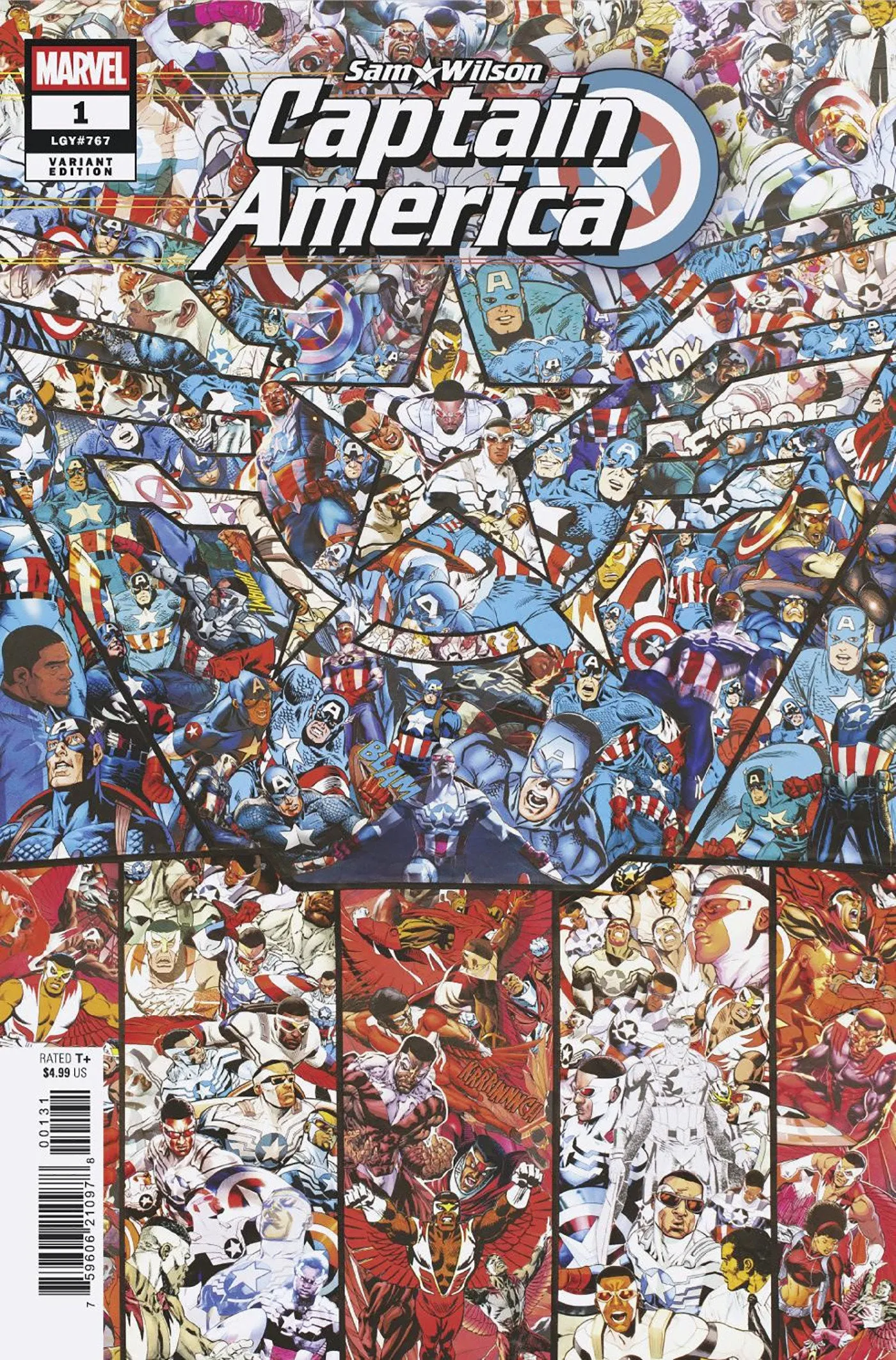 SAM WILSON, CAPTAIN AMERICA #1 MISTER GARCIN VARIANT