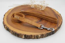 Tea-Stained Just Hemp Flat Dog Leash