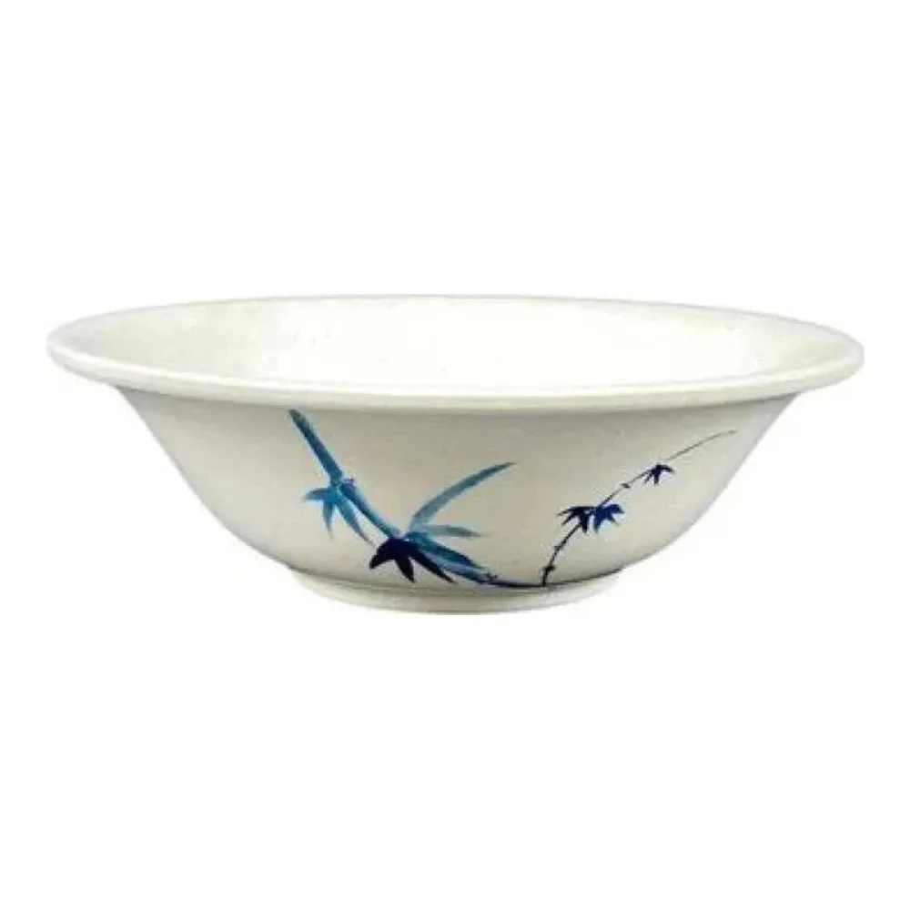 Thunder Group 5108BB Blue Bamboo 34 oz Melamine Deep Bowl, Pack of 12