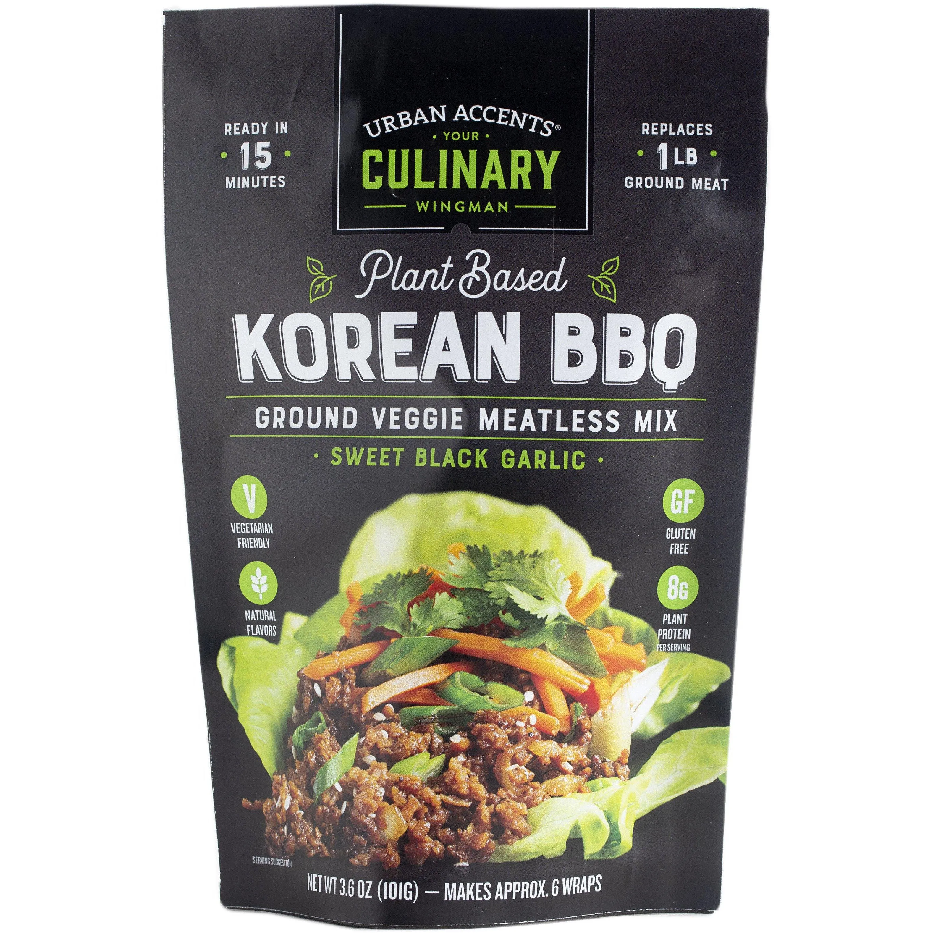 Urban Accents Plant Based Korean BBQ Ground Veggie Meatless Mix
