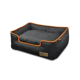 Urban Denim Lounge Pet Bed - Orange - Extra-Large