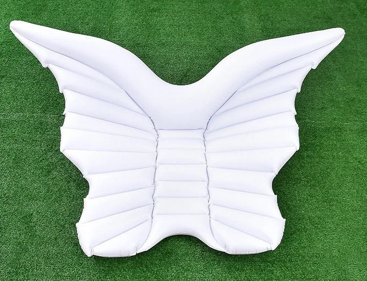 White Angel Wings Inflatable Floating Bed