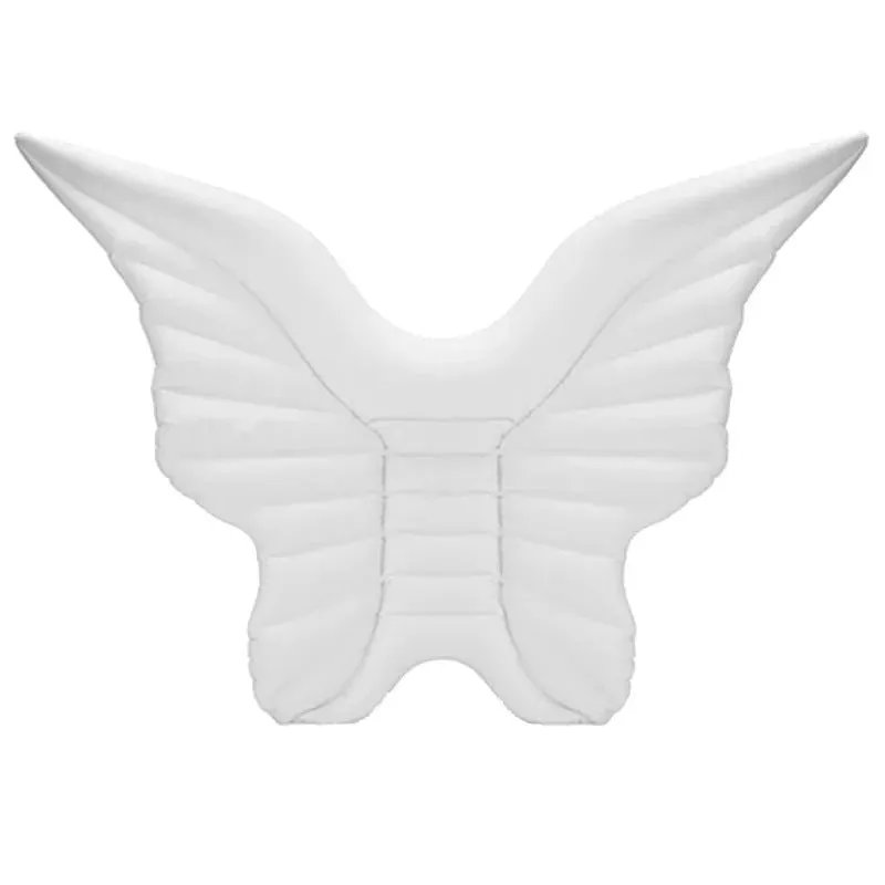 White Angel Wings Inflatable Floating Bed
