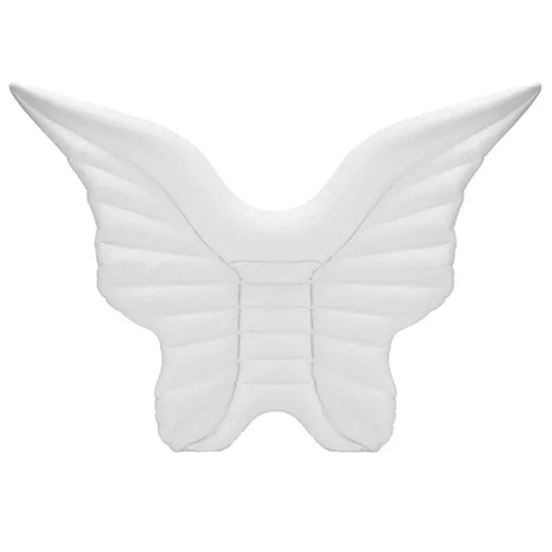White Angel Wings Inflatable Floating Bed