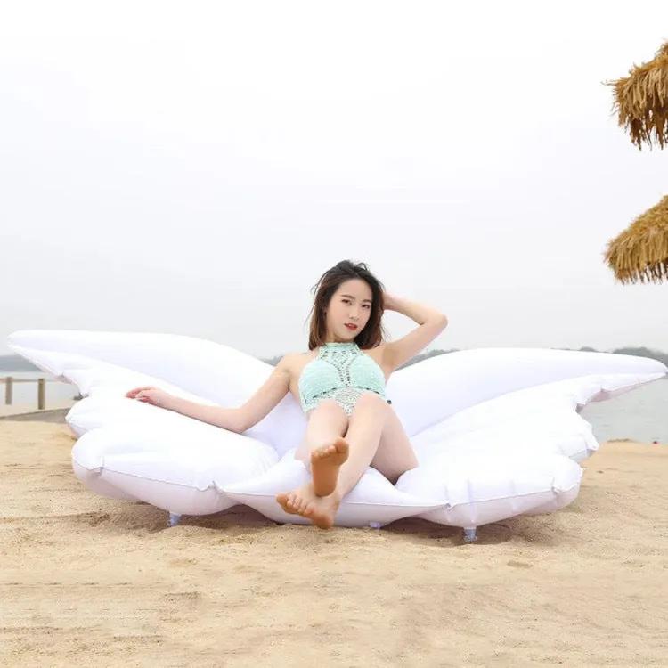 White Angel Wings Inflatable Floating Bed